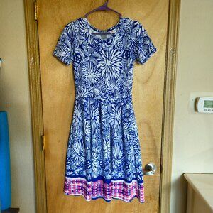 Lularoe Amelia Dress S Floral Midi